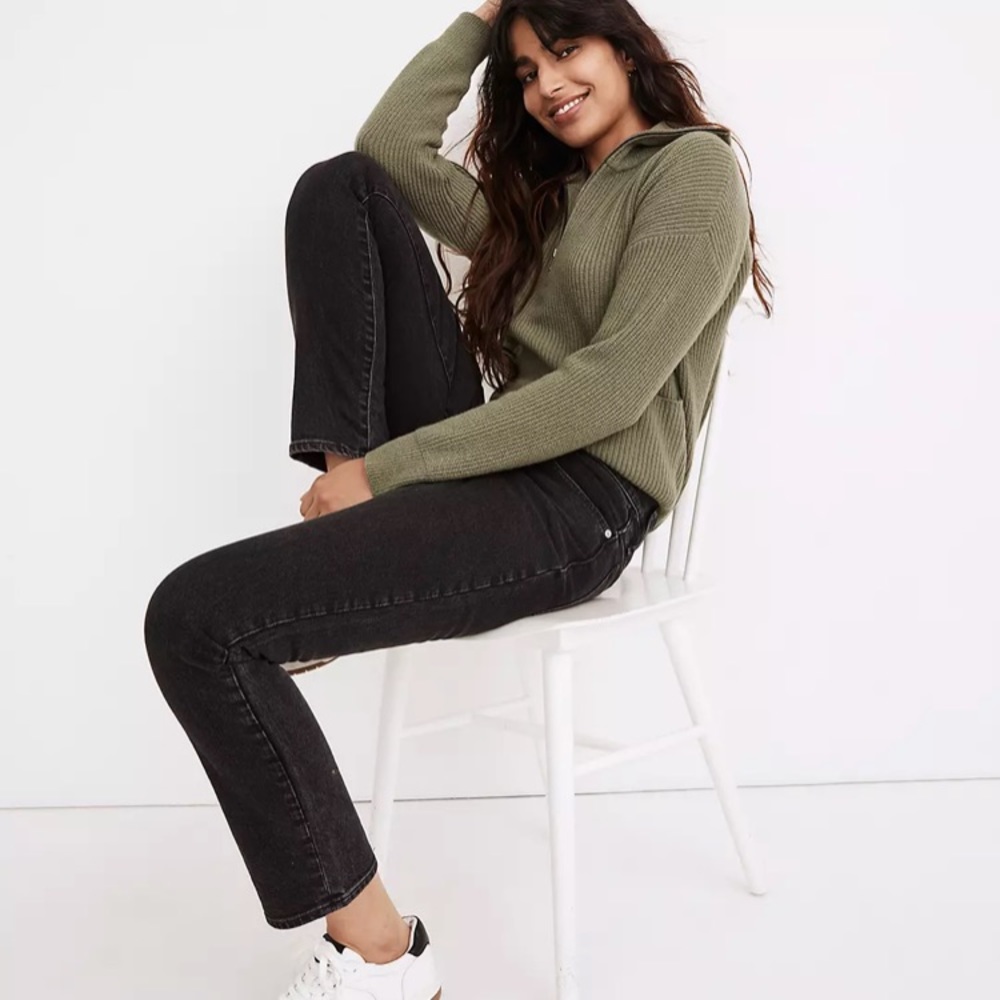 Madewell Tomboy Straight Jeans in Lunar Wash like new